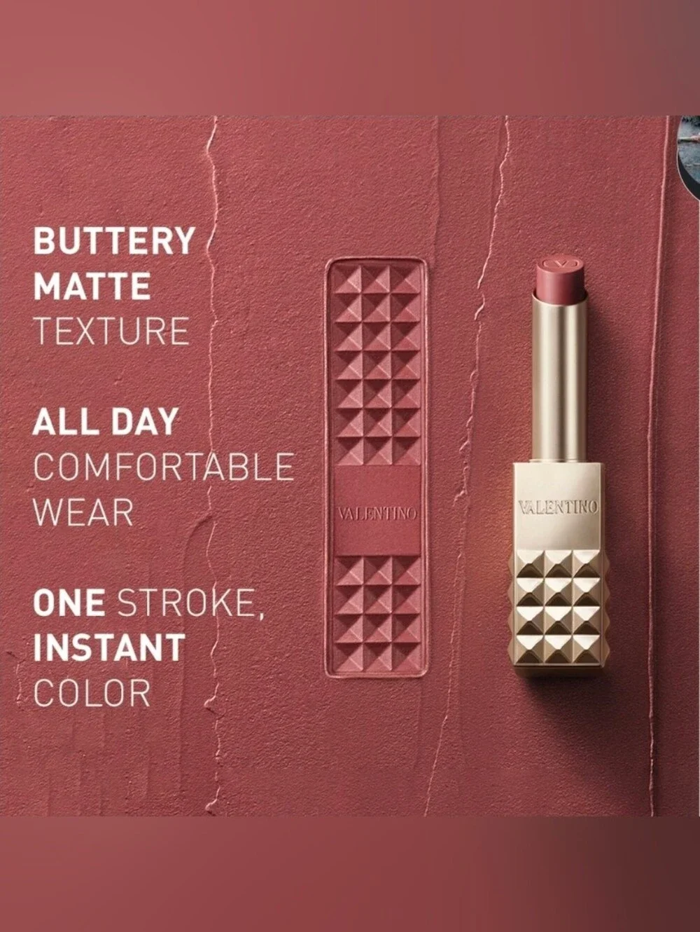 Spike Valentino Buttery Matte Refillable Lipstick Trio & Clutch